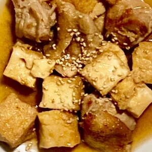 鶏肉と厚揚げのしょうが煮